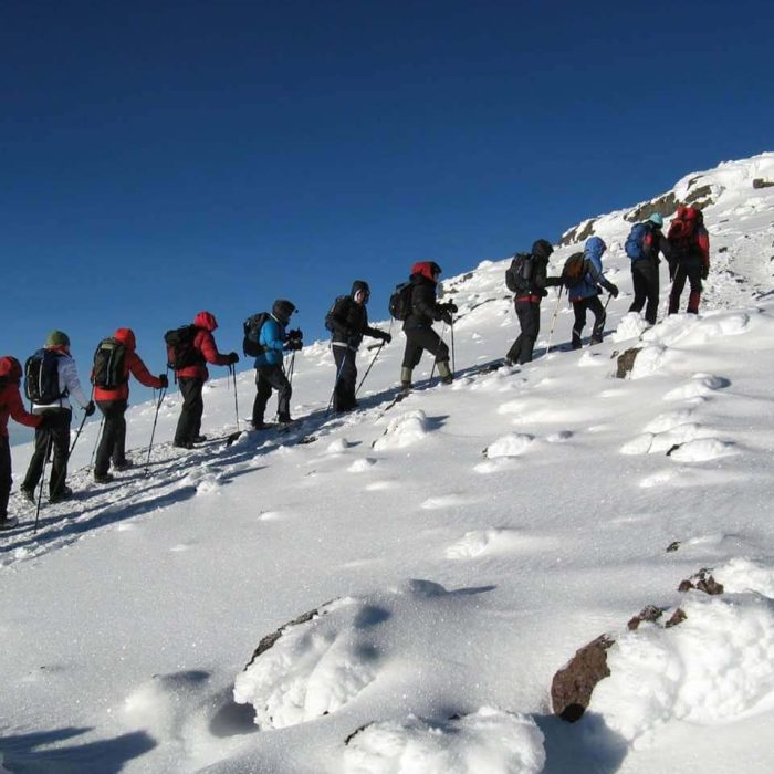 6 Days Marangu Route snow